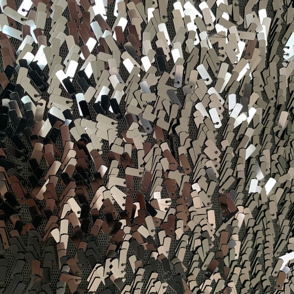 Express Sequin Mini Dress, Dark Grey - Picture 3 of 5